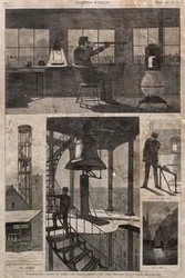 Vartiotorni, Corner of Spring ja Varick Streets, New York, 1874.
