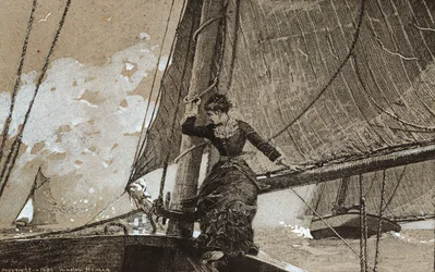 Purjehdustyttö, 1880