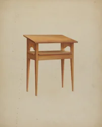 Shaker-ruokapöytä, c. 1937.