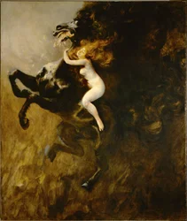 Frenzy (öljy kankaalle)