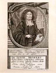 Johann Joachim Becherin muotokuva (kaiverrus)