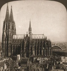 Kölnin tuomiokirkko, Saksa, 1903.