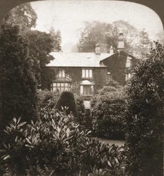 Rydal Mount, William Wordsworthin koti, Lake District, Englanti, 1903.