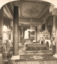 The Drawing Room, Queen Victorias Marine Residence, Osborne House, I.O.W, 1900.