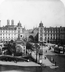 Karlsplatz, München, Saksa, 1900-luku.