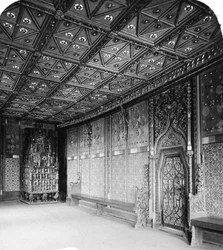 Princes Chamber, Salzburgin linnoitus, Itävalta, c1900