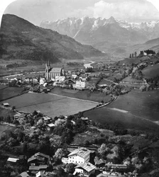 St Johann Pongaun alueella, Salzburgissa, Itävallassa, 1900-luku.