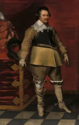 Nassau-Dietzin kreivin Ernst Casimir I:n muotokuva Nassau-Dietzin kreivin Ernst Casimir I:n (1573-1632) muotokuva