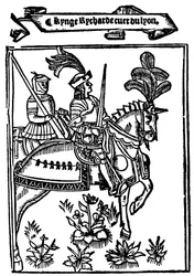 Richard I Coeur de Lion Lionheart, 1100-luvun Englannin kuningas, 1528
