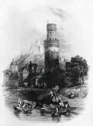 Kuvitus Leperille Aostasta, Xavier De Maistren (1763-1852) romaani, kaiverrus