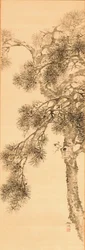 Mänty, ennen vuotta 1856 (muste silkille)