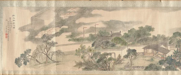 Toinen näkymä pitkäikäisyyden sientä kunnioittavasta studiosta, 1825.