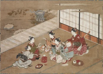 Käsipelin pelaaminen, c. 1760.