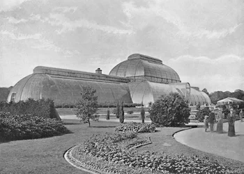 Suuri palmutalo, Kew Gardens, 1896