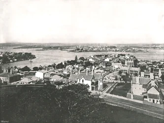 Näkymä North Shoresta, Sydney, Australia, 1895.
