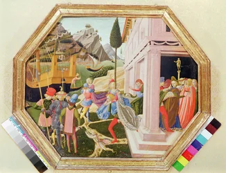 The Abduction of Helen, n. 1450-1450 (munan tempera puulla)