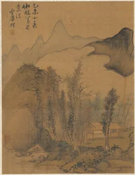 Maisema Chao Yuanin tyyliin, 1775.