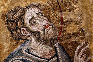Pyhän Markuksen basilika. Pyhä Bartolomeus. Mosaiikki.
