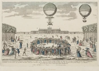 Blanchardin ensimmäinen nousu ilmapallolla 2. maaliskuuta 1784