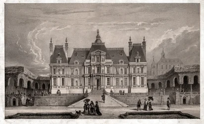 Maison Lafitten linna, noin 1850 (kaiverrus)