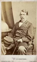 David Livingstone, skotlantilainen lähetyssaarnaaja ja tutkimusmatkailija, n. 1860-luku