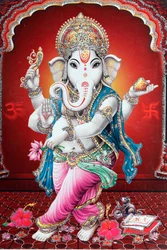 Ganesha eli Ganapati: elefanttipäinen hindujumala.