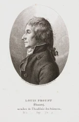 Joseph Louis Proust, ranskalainen kemisti, n. 1795