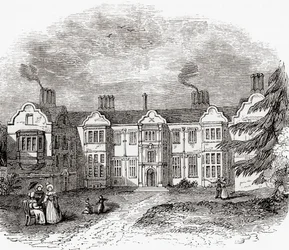 Ladye Place, Hurley, Berkshire, Englanti, nähty täällä 1800-luvun alussa.