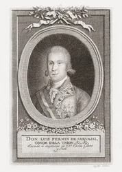 Luis Fermín de Carvajal, Unionin kreivi. Muotokuva.