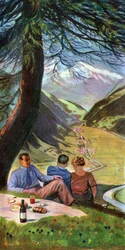 Piknik Sveitsissä, noin 1930-1940