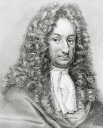 Gottfried Wilhelm von Leibnizin (1646-1716), saksalaisen matemaatikon, filosofin ja tiedemiehen, muotokuva