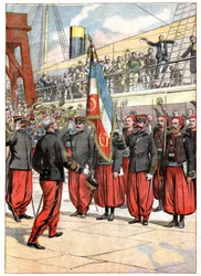 Kolmas Zouaves-rykmentti Marseillessa