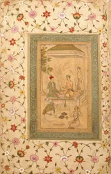 Akbarin pojat sulttaani Daniyal ja sulttaani Murad, n. 1600-1605