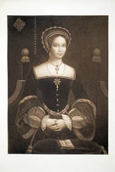 Prinsessa Mary, myöhemmin kuningatar Maria I, n. 1537, pub. 1902 (kollotyyppi)