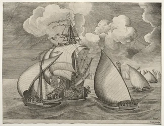 Purjealukset: Galley-laivasto karavelin saattamana