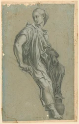 Phrygian Sybil Rafaelin freskosta St. Maria della Pacessa