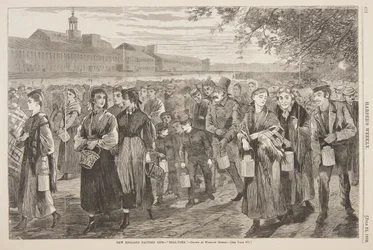 New England Factory Life - "Bell-Time"