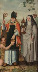 Hollanninkielinen: Saint Clare ja Saint Martin of Tours Saint Clare ja Saint Martin of Tours