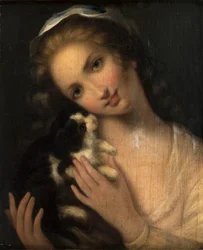 ranska: Jeune fille au chat