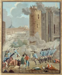 Ranskan kieli: Bastilian valloitus 14. heinäkuuta 1789 (P742)