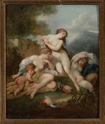 Puola:  Diana i nimfy (Kąpiel Diany) Diana ja nymfit (Dianan kylpylä).