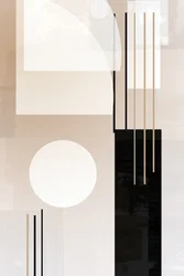 Moderni minimalistinen sommitelma