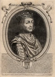 Kaarle VII:n (1403-1461) muotokuva Ranskan kuninkaasta - KARLES VII (1403-1461) Ranskan kuningas