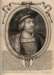 Muotokuva Thierry III:sta (n. 657-691), Neutrian frankkien kuninkaan (673-675) ja kaikkien frankkien kuninkaan (679-691) kirjaan on kirjoitettu "" Thierry I""", mutta se on virhe - Theuderik III (Theuderich, Theoderic, Theodoric), Neutrian kuningas (673-67