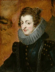 Muotokuva Isabella of Bourbonista, n. 1630.