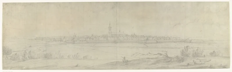 Näkymä Naardenista, 1672 Manufacture des Gobelinsissa (sarjan nimi) säilytetyt valokuvat Adam Frans van der Meulenin piirustuksista Ranskan hyökkäyksestä Alankomaihin vuonna 1672