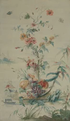 Kukat ja Chinoiserie, 1700-luku.