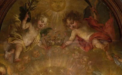 Seurakuntakirkko (Sint-Walburgakerk). Maalaus. Nicolas De Liemaeckere.