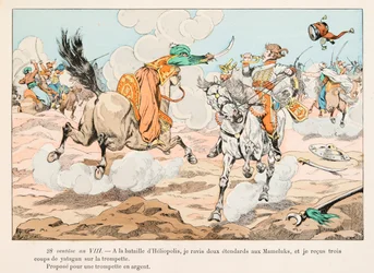 Jacques Marie Gaston Onfroy de Breville dit JOB (1858-1931) - Hussard Egyptin kampanjan aikana (1798-1801) Napoleon Bonaparten johdolla, yksityinen kokoelma