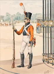 Jacques Marie Gaston Onfroy de Breville dit JOB (1858-1931) - Ranskan joukkojen varusteet kaikkina aikoina: Grenadier de France, yksityinen kokoelma